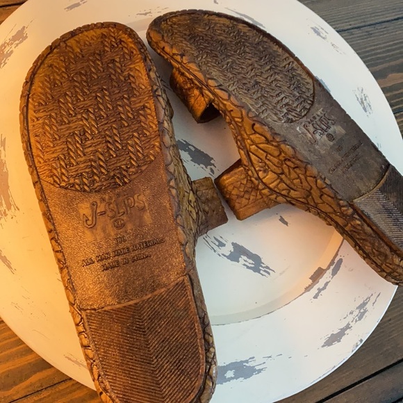 J-Slips Hawaiian Jesus Sandals Unisex XL Coconut - Picture 4 of 4